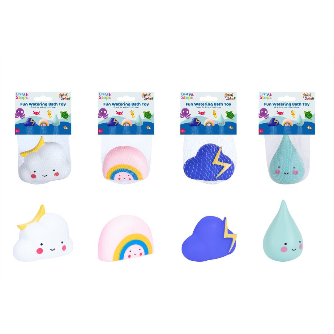First Steps Splish Splash Rain Bath Toy - 4 Assorted Designs